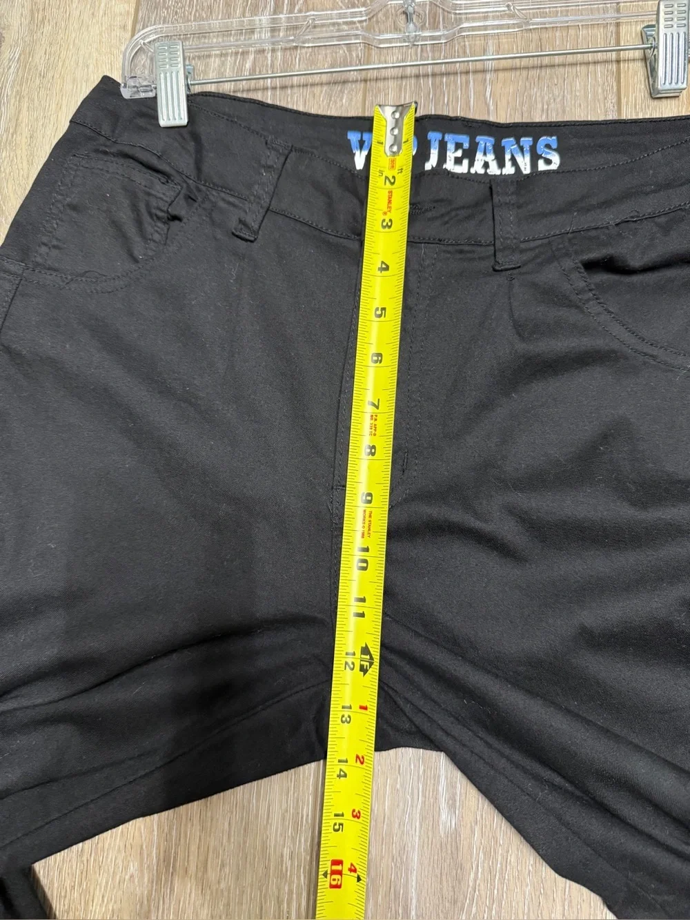 VIP Black Cargo Pants with D-Ring Utility Details
